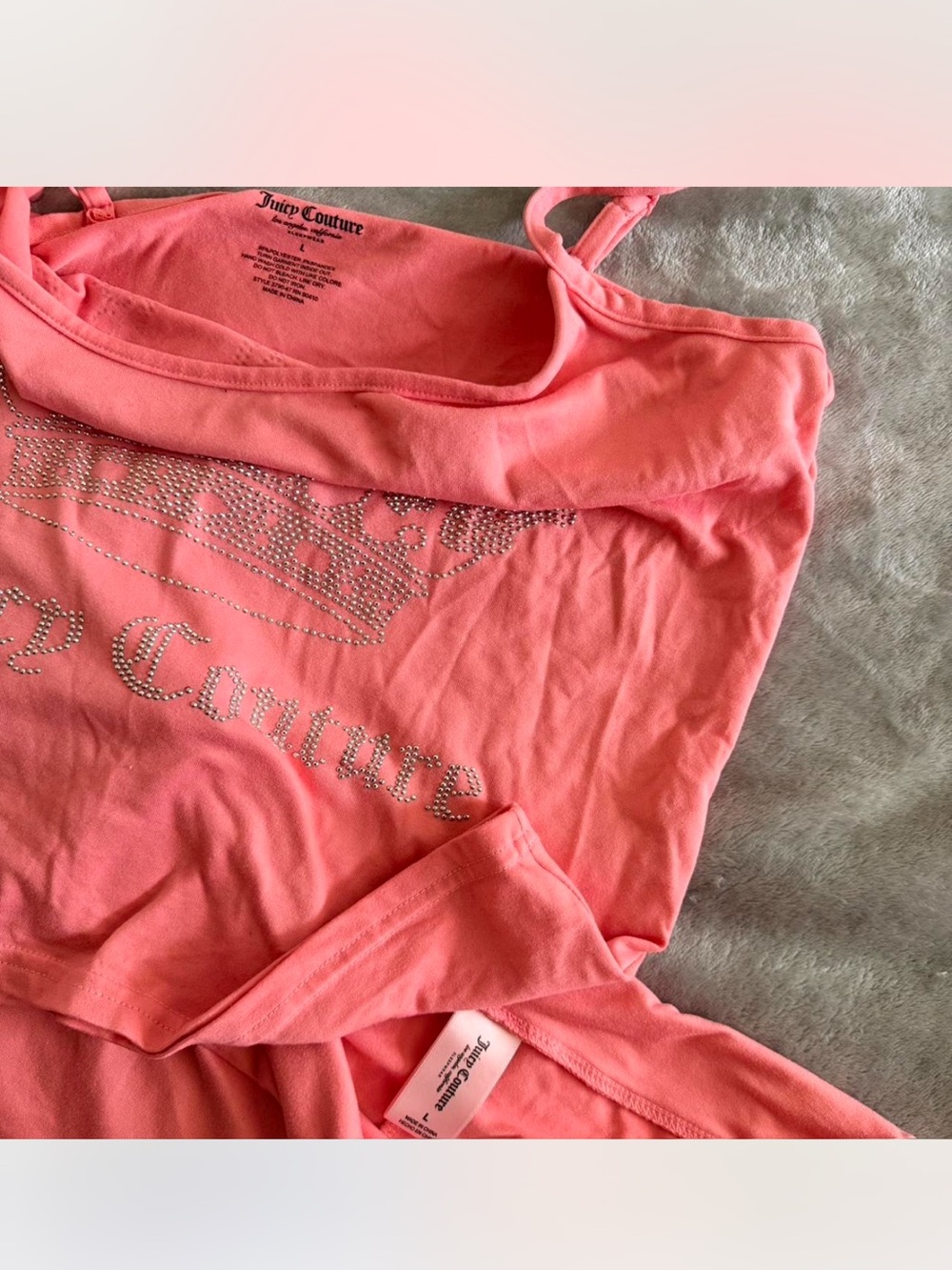 Juicy Couture Rhinestone Set Size Large - Picture 3 of 3